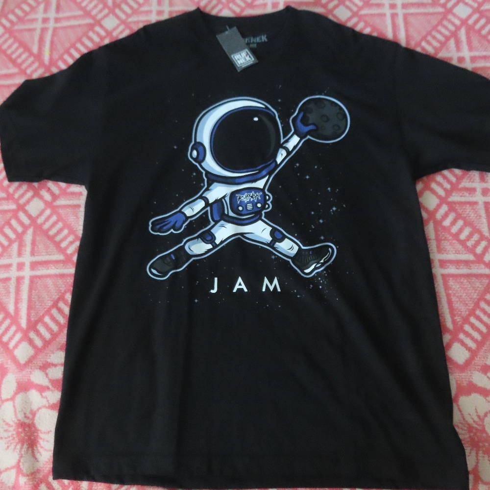 RUFNEK JAMSTONAUT CREWneck tshirt Large NWT